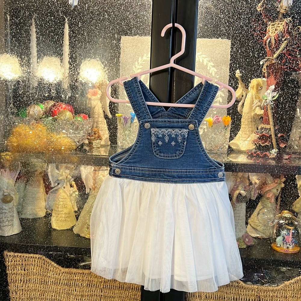 NWOT 24m First Impressions overall tulle skirt